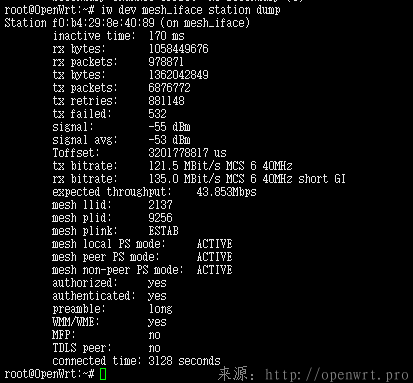 OpenWRT <wbr>搭建802.11s <wbr>Mesh网络