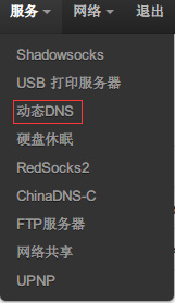 动态DNS配置界面