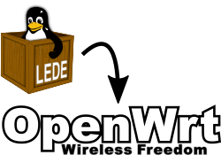 OPENWRT与LEDE项目目前已经正式宣布合并
